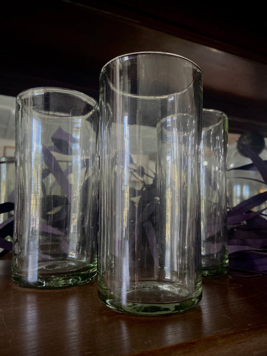 Hand-Blown Recycled Highball Glass