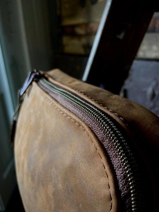 Marie Belt Bag - Large - Warm Medium Brown