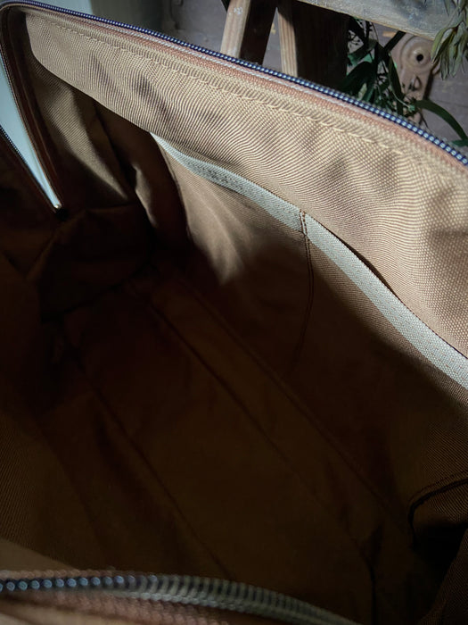 Alva Large Leather Bag - Tan