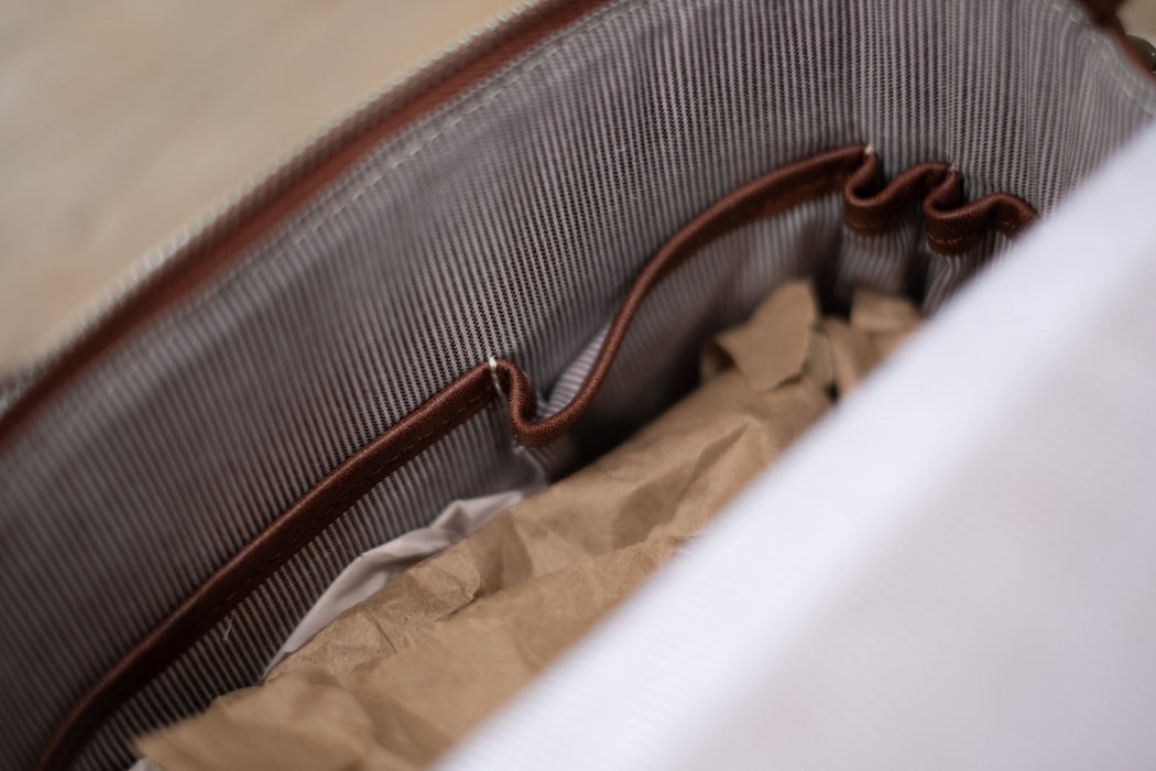 Milan Leather Crossbody Bag - Cinnamon