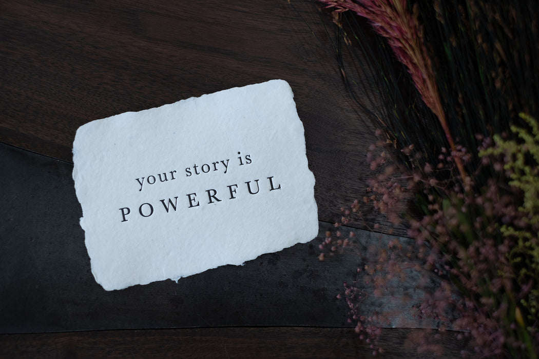 "Your story is powerful" Mini Art Print